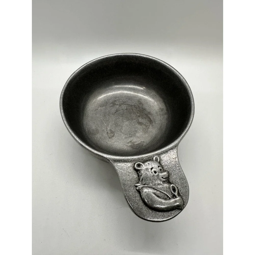 Vintage Carson Pewter Baby‎ Bowl 6.5x2